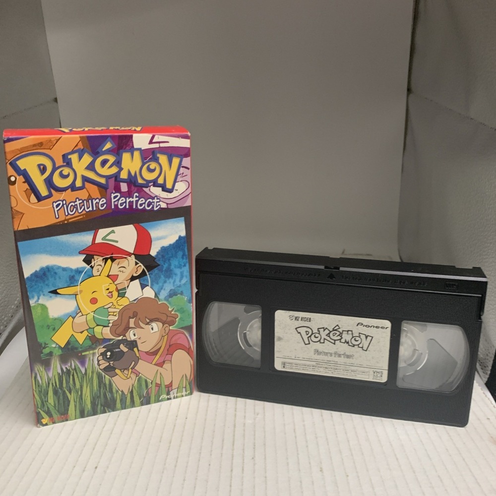 Vintage Pokemon Picture Perfect VHS 1999 Pioneer Viz Video Anime Pikachu NTSC